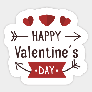 Happy Valentine's day love cute romance couple gift Sticker